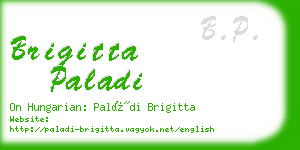 brigitta paladi business card